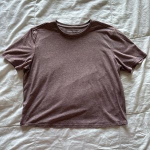 Outdoor Voices (OV) Cropped T-shirt in Purple